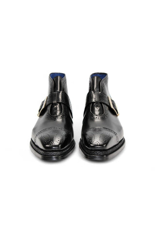 Emilio Franco Aldo Calf-Skin Leather Buckle Boot (EF1238)-AmbrogioShoes