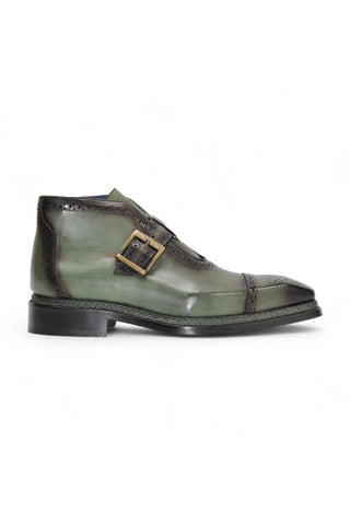 Emilio Franco Aldo Calf-Skin Leather Buckle Boot (EF1238)-AmbrogioShoes