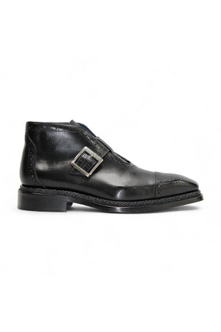 Emilio Franco Aldo Calf-Skin Leather Buckle Boot (EF1238)-AmbrogioShoes