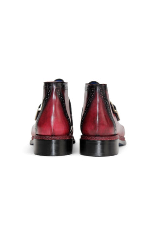 Emilio Franco Aldo Leather Buckle Boot (EF1238)