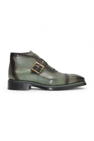 Emilio Franco Aldo Leather Buckle Boot (EF1238)