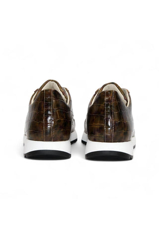 Emilio Franco Alfio Crocodile Embossed Calf-Skin Leather Sneaker (EF1005)-AmbrogioShoes