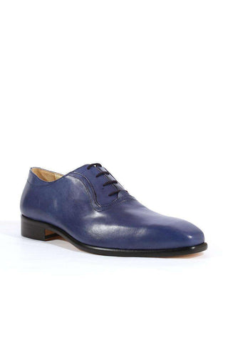 Emilio Franco Blue Leather Oxfords (EFS1002)-AmbrogioShoes