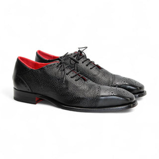Emilio Franco Bosco Calf-Skin Leather & Deer Skin Oxford (EF1204)-AmbrogioShoes