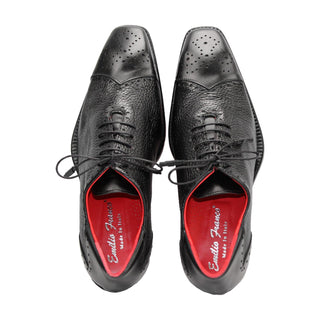 Emilio Franco Bosco Calf-Skin Leather & Deer Skin Oxford (EF1204)-AmbrogioShoes