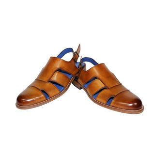 Emilio Franco Catania Calf-Skin Leather Sandals Sandals (EF1150)-AmbrogioShoes