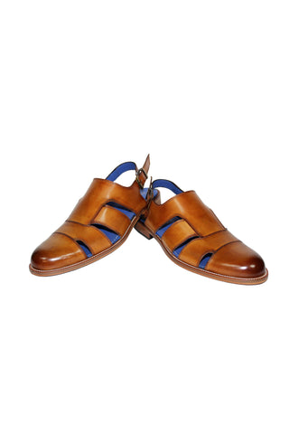 Emilio Franco Catania Calf-Skin Leather Sandals Sandals (EF1150)-AmbrogioShoes