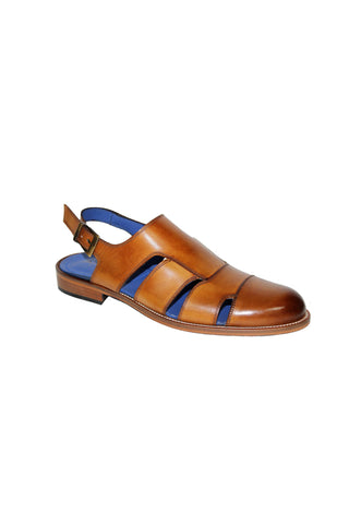 Emilio Franco Catania Calf-Skin Leather Sandals Sandals (EF1150)-AmbrogioShoes