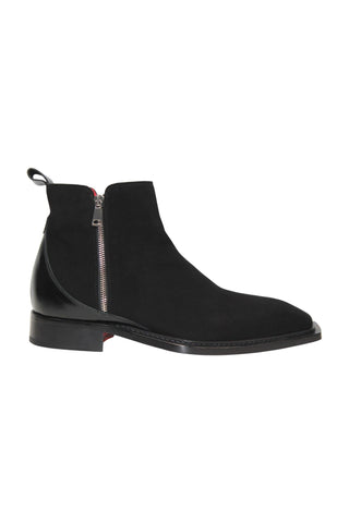 Emilio Franco Cesare Suede Zipper Boot (D1188)-AmbrogioShoes