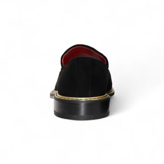 Emilio Franco Couture EF102 Men's Shoes Suede Leather Horse-Bit Loafer (EFC1006)-AmbrogioShoes