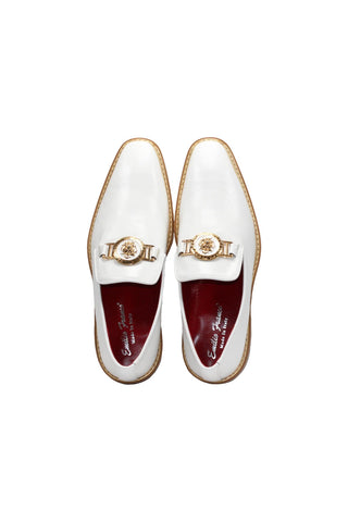 Emilio Franco Couture EF102 Suede Horse-Bit Loafer (EFC1006)-AmbrogioShoes