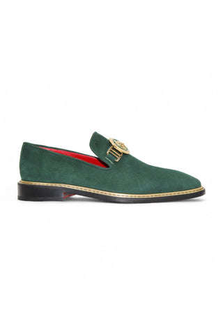 Emilio Franco Couture EF102 Suede Horse-Bit Loafer (EFC1006)-AmbrogioShoes