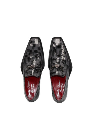 Emilio Franco Couture Narciso Crocodile Embossed Calf-Skin Leather Horse-Bit Loafer (EFC1108)-AmbrogioShoes