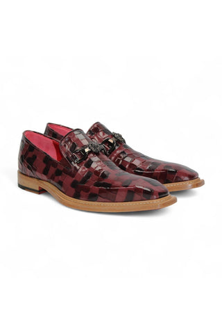 Emilio Franco Couture Narciso Crocodile Embossed Calf-Skin Leather Horse-Bit Loafer (EFC1108)-AmbrogioShoes