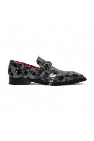 Emilio Franco Couture Narciso Crocodile Embossed Leather Horse-Bit Loafer (EFC1108)
