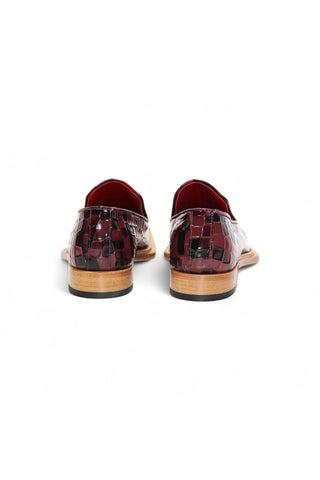 Emilio Franco Couture Narciso Crocodile Embossed Leather Horse-Bit Loafer (EFC1108)
