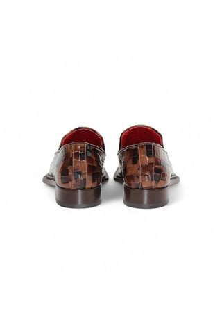 Emilio Franco Couture Narciso Crocodile Print Calf-Skin Leather Horse-Bit Loafer (EFC1108)-AmbrogioShoes