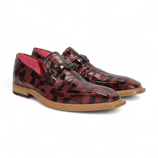 Emilio Franco Couture Narciso Crocodile Print Calf-Skin Leather Horse-Bit Loafer (EFC1108)-AmbrogioShoes