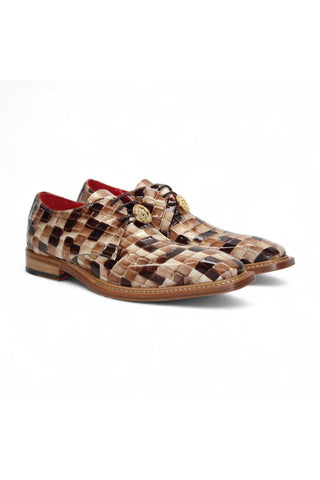 Emilio Franco Couture Santo Crocodile Embossed Calf-Skin Leather Derby (EFC1037)-AmbrogioShoes