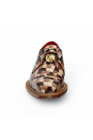 Emilio Franco Couture Santo Crocodile Embossed Calf-Skin Leather Derby (EFC1037)-AmbrogioShoes