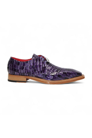 Emilio Franco Couture Santo Crocodile Embossed Calf-Skin Leather Derby (EFC1037)-AmbrogioShoes