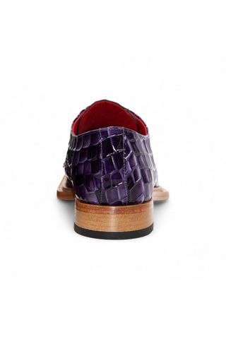Emilio Franco Couture Santo Crocodile Embossed Calf-Skin Leather Derby (EFC1037)-AmbrogioShoes