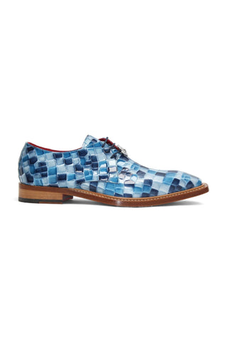 Emilio Franco Couture Santo Crocodile Embossed Leather Derby (EFC1037)