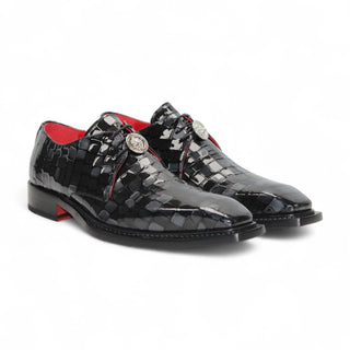 Emilio Franco Couture Santo Crocodile Print Calf-Skin Leather Derby (EFC1037)-AmbrogioShoes