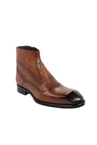 Emilio Franco Davide Brandy Calf-skin Leather Boots (EFS3414)