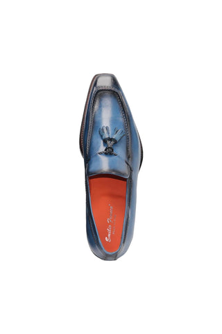 Emilio Franco Dino Calf-Skin Leather Tassels Loafer (EF1246)-AmbrogioShoes