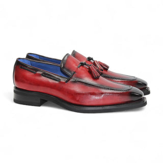 Emilio Franco Dino Men's Shoes Calf-Skin Leather Tassels Loafer (EF1246)-AmbrogioShoes