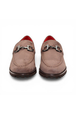 Emilio Franco EF363 Nubuck Horse-Bit Loafer