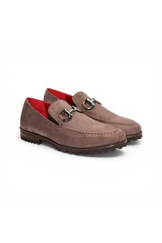 Emilio Franco EF363 Nubuck Horse-Bit Loafer