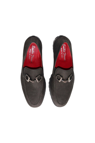 Emilio Franco EF363 Nubuck Horse-Bit Loafer