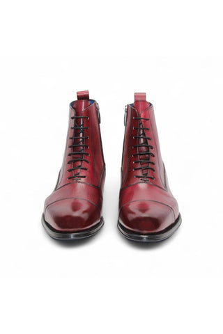 Emilio Franco Fausto Calf-Skin Leather Cap-Toe Boot (EF1008)-AmbrogioShoes