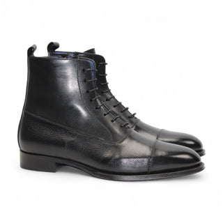 Emilio Franco Fausto Men's Shoes Calf-Skin Leather Cap-Toe Boot (EF1008)-AmbrogioShoes