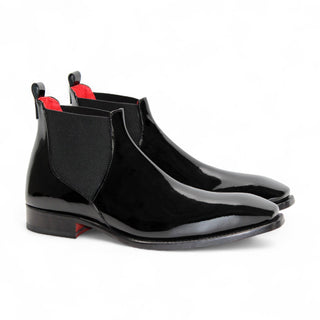 Emilio Franco Leonardo Calf-Skin Patent Leather Chelsea Boot (EF1066)-AmbrogioShoes