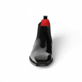 Emilio Franco Leonardo Calf-Skin Patent Leather Chelsea Boot (EF1066)-AmbrogioShoes