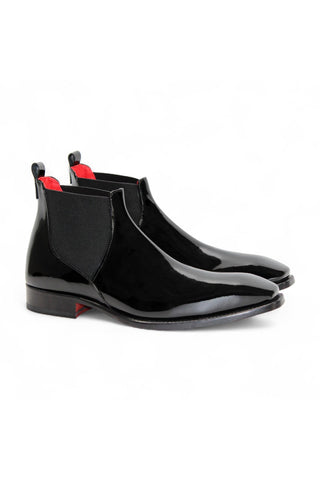 Emilio Franco Leonardo Patent Chelsea Boot-AmbrogioShoes