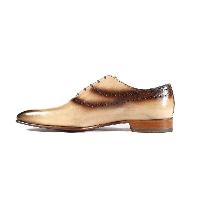 Emilio Franco Livio Men's Shoes Taupe Beige Calf-Skin Leather Oxfords (EFS3717)-AmbrogioShoes