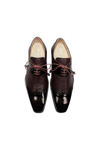 Emilio Franco Luciano Deer & Leather Derby-AmbrogioShoes