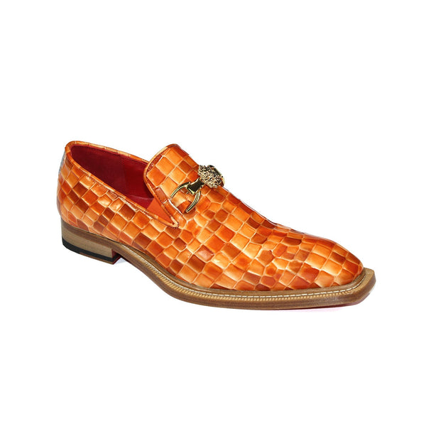 Emilio Franco Narciso Men's Shoes Multi Orange Loafers (EFC1091)-AmbrogioShoes