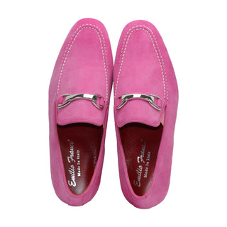 Emilio Franco Nino II Men's Shoes Suede Leather Horse-Bit Loafer (EF1086)-AmbrogioShoes