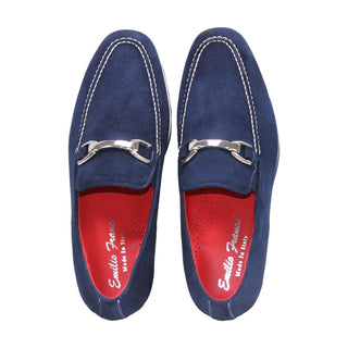 Emilio Franco Nino II Men's Shoes Suede Leather Horse-Bit Loafer (EF1086)-AmbrogioShoes