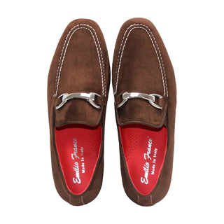 Emilio Franco Nino II Suede Horse-Bit Loafer (EF1086)-AmbrogioShoes