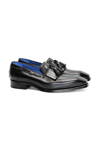 Emilio Franco Tommaso Men’s Shoes Calf-Skin Leather Tassel Loafer (EF1272)-AmbrogioShoes