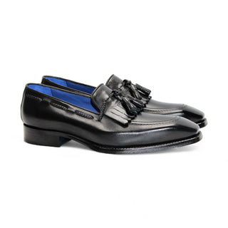 Emilio Franco Tommaso Men’s Shoes Calf-Skin Leather Tassel Loafer (EF1272)-AmbrogioShoes