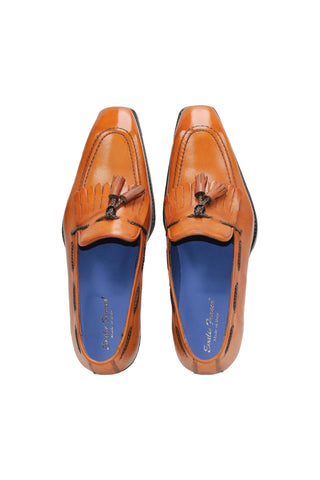 Emilio Franco Tommaso Men’s Shoes Calf-Skin Leather Tassel Loafer (EF1272)-AmbrogioShoes