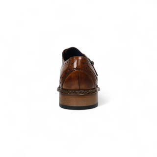 Emilio Franco Vincenzo Men’s Shoes Calf-Skin Leather Single Monk-Strap (EF1183)-AmbrogioShoes