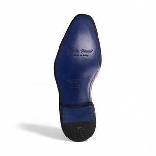 Emilio Franco Vincenzo Men’s Shoes Calf-Skin Leather Single Monk-Strap (EF1183)-AmbrogioShoes